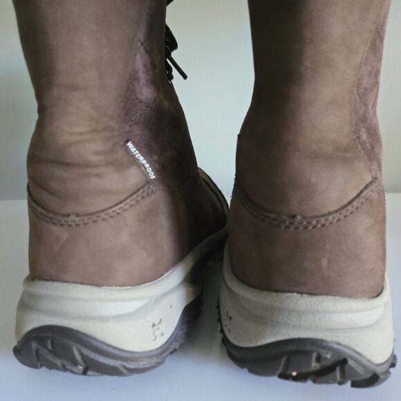 The North Face Brown Suede Primaloft 200 Gr Insulated Waterproof Snow Boots, 8.5 - Picture 5 of 11